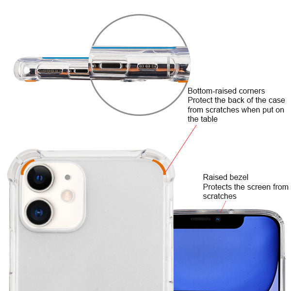 Apple iPhone 11 (6.1) MyBat Sturdy Gummy Cover-  Transparent Clear (1101232)