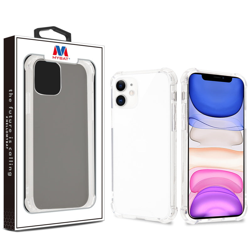 Apple iPhone 11 (6.1) MyBat Sturdy Gummy Cover-  Transparent Clear (1101232)