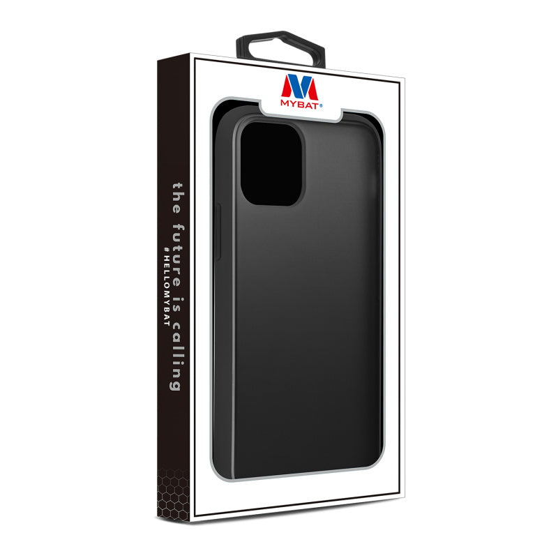 Apple iPhone 11 MyBat Frost Hybrid Protector Cover - Semi Transparent Smoke Frosted / Rubberized Black  (1103417)