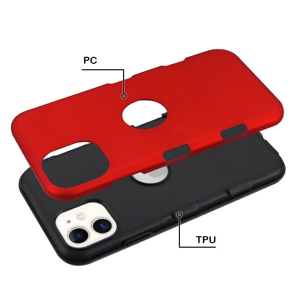Apple iPhone 11 (6.1) MyBat TUFF Subs Series Case - Red (1101226)