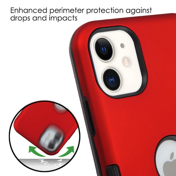 Apple iPhone 11 (6.1) MyBat TUFF Subs Series Case - Red (1101226)
