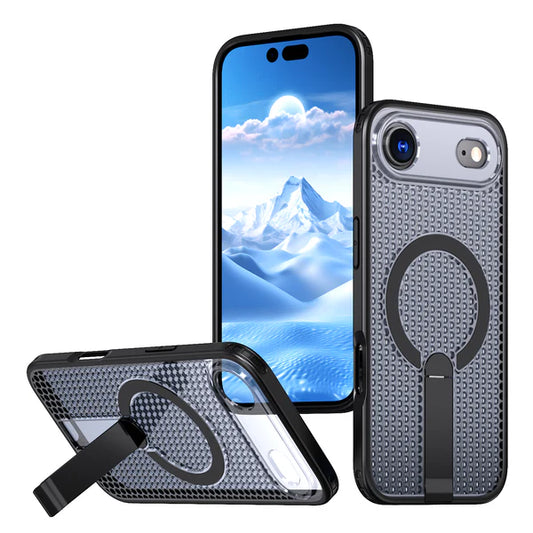 iPhone 17  AIR Luxury Heat Dissipation Cooling Stand Bracket Magnetic For Magsafe Case - BLACK  (1103231) (MSRP $59.99)