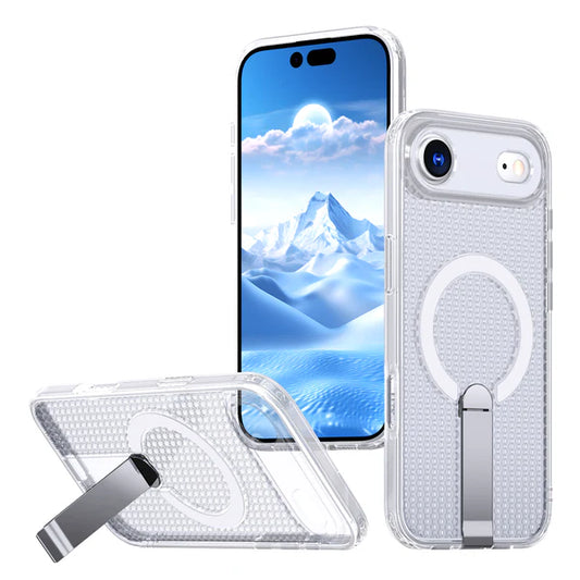 iPhone 17  AIR Luxury Heat Dissipation Cooling Stand Bracket Magnetic For Magsafe Case - Clear (1103229) (MSRP $59.99)