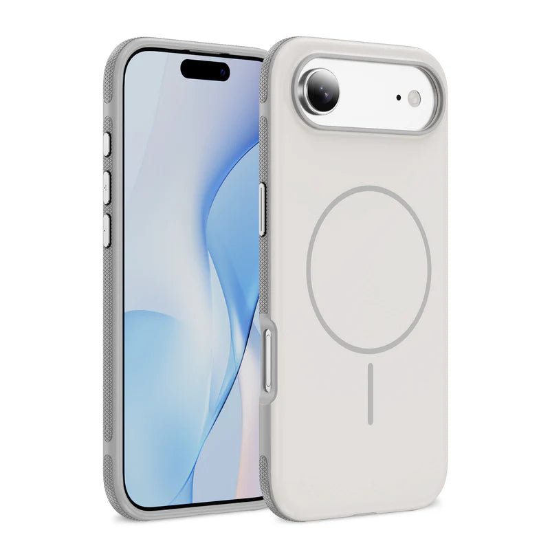 Luxury Original Hard PC Magsafe Case for  IPHONE 17 AIR Shockproof Matte Thin Magnetic Cover - WHITE  ( 1103763) (MSRP $39.99)