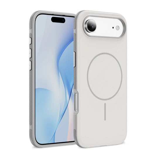 Luxury Original Hard PC Magsafe Case for  IPHONE 17 AIR Shockproof Matte Thin Magnetic Cover - WHITE  ( 1103763) (MSRP $39.99)
