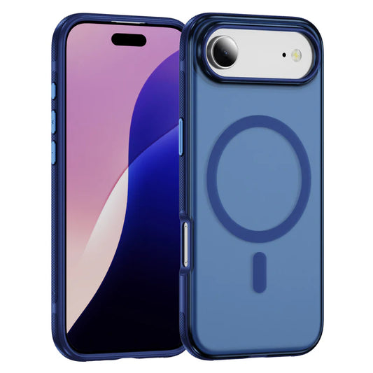 Luxury Original Hard PC Magsafe Case for  IPHONE 17 AIR Shockproof Matte Thin Magnetic Cover - BLUE ( 1103765) (MSRP $39.99)