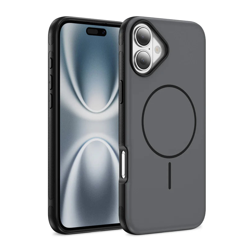 Luxury Original Hard PC Magsafe Case for  IPHONE 17 Shockproof Matte Thin Magnetic Cover - BLACK ( 1103757) (MSRP $49.99)