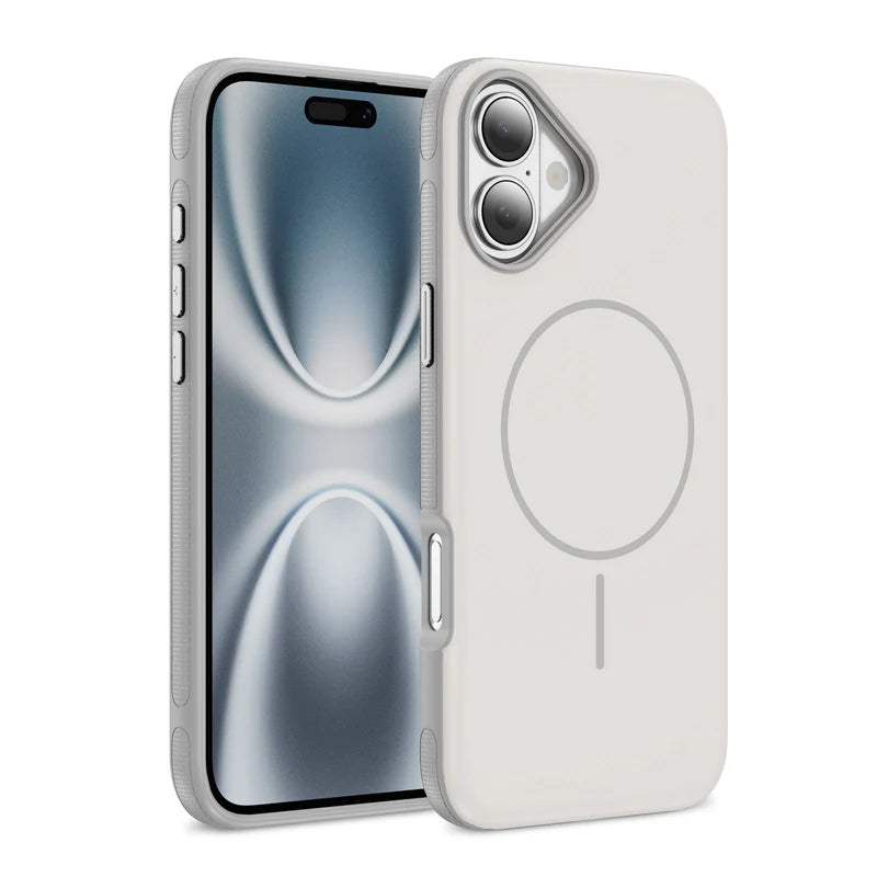 Luxury Original Hard PC Magsafe Case for  IPHONE 17 Shockproof Matte Thin Magnetic Cover - WHITE ( 1103755) (MSRP $49.99)