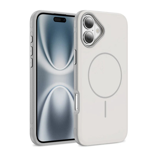 Luxury Original Hard PC Magsafe Case for  IPHONE 17 Shockproof Matte Thin Magnetic Cover - WHITE ( 1103755) (MSRP $49.99)