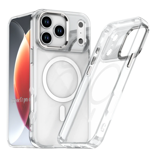IPHONE 17 PRO MAX High Quality Anti-fingerprints Magnetic Case - Clear ( 11037745) (MSRP $49.99)