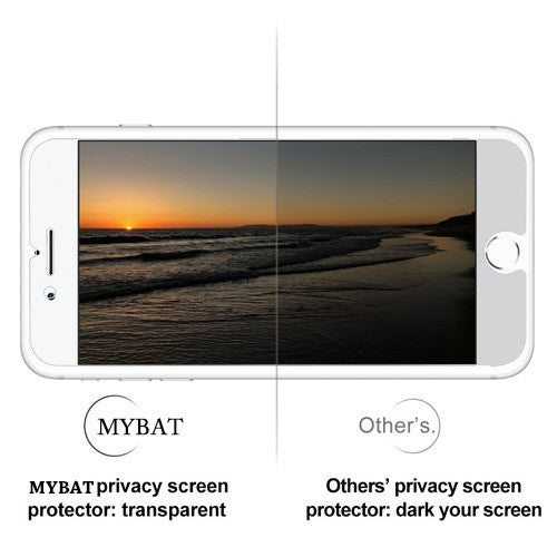 Apple iPhone 8/7 / SE (2020) MyBat Privacy Tempered Glass Screen Protector (2.5D) - Transparent Smoke (1103339)
