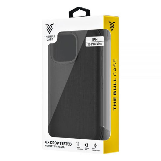 Cube® - Apple iPhone 16 Pro Max (6.9) - Tough Pro Case with Holster Clip - Black PC Hard Cover with Soft Black TPU Bumper In Premium Box Packaging (1103064) (MSRP 49.99)