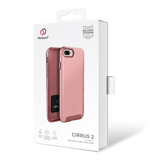 iPhone 6P/6sP/7P/8 Plus Nimbus 9 Cirrus 2 Rose Gold Case (1153)