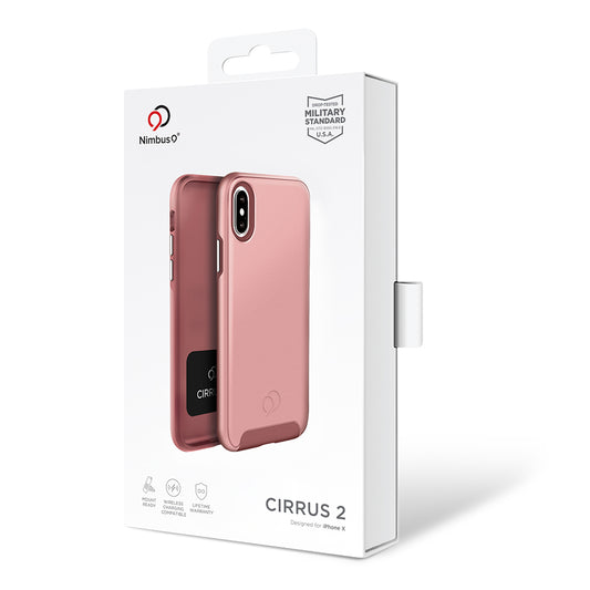 iPhone X/Xs Nimbus 9 Cirrus 2 Rose Gold Case (1156)