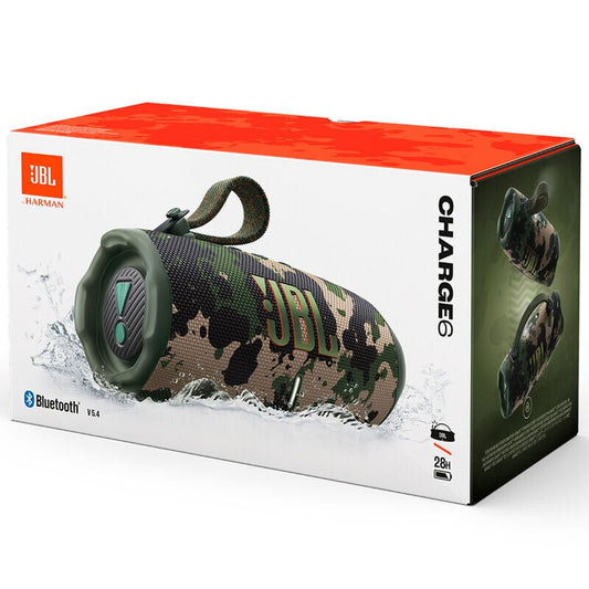 JBL [CHARGE 6] (BT SPEAKER / 28H / WATERPROOF / DROP-PROOF / POWERBANK / CAMOUFLAGE) (1108195) MSRP (299.99)