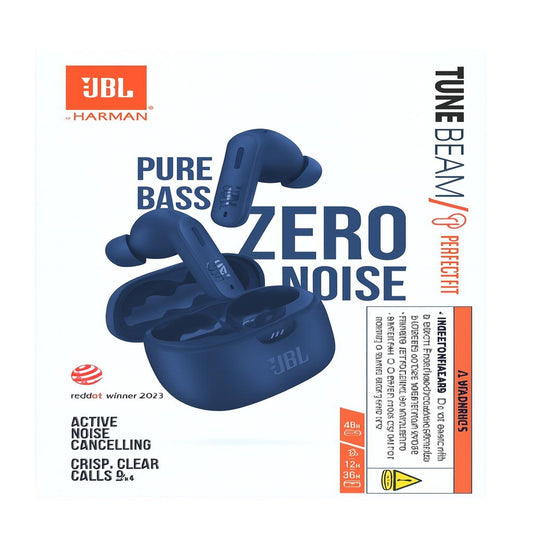 JBL Tune Beam - True Wireless Noise Cancelling Earbuds - Blue ( 1103397) (MSRP $99.99)