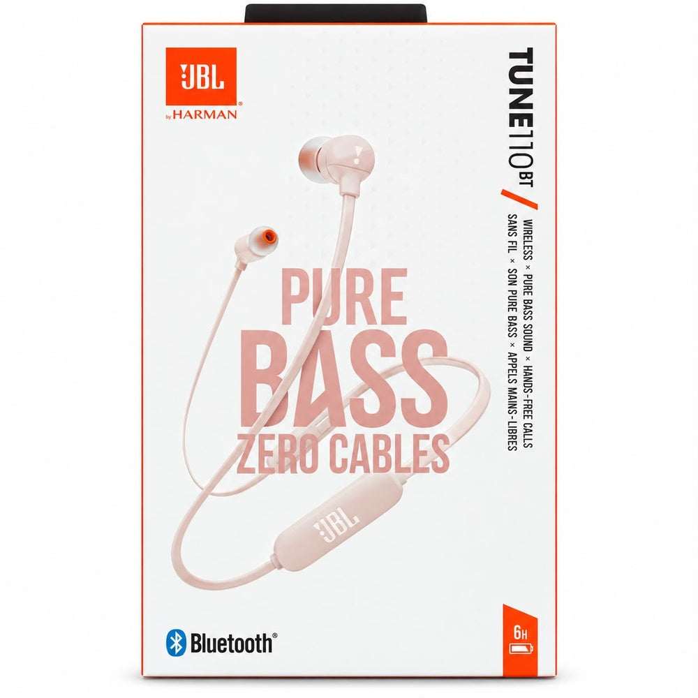 JBL 110BT PINK WIRED HEADSET - PINK ( 1108194) (MSRP $39.99)
