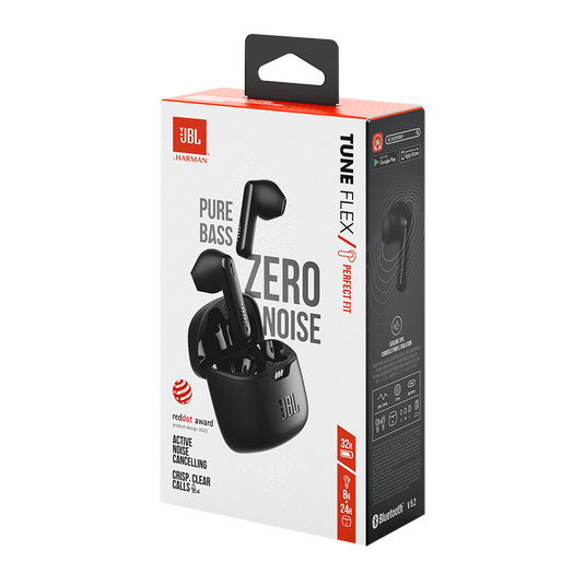 JBL Tune Flex - True Wireless Noise Cancelling Earbuds (Black) (1107837) (MSRP $149)