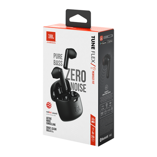 JBL Tune Flex - True Wireless Noise Cancelling Earbuds (Black) (1107837) (MSRP $149)