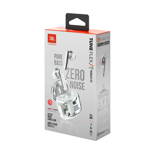 JBL Tune Flex True Wireless Bluetooth Active Noise Canceling Earbuds with Built-in Mic (1103156) (MSRP $159.99)