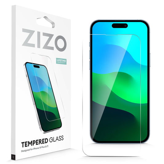 APPLE IPHONE 15 PLUS / 15 PRO MAX ZIZO TEMPERED GLASS SCREEN PROTECTOR - CLEAR (1106543)