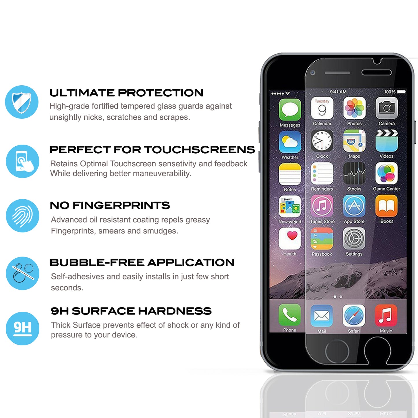 APPLE IPHONE SE (2020) IPHONE 8/7 ZIZO TEMPERED GLASS SCREEN PROTECTOR (1100573)