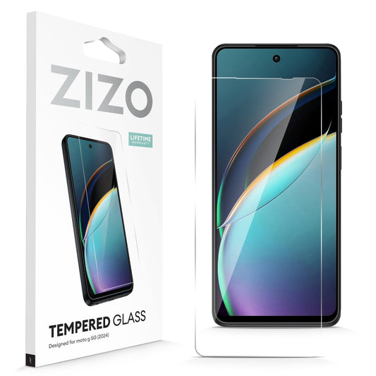 ZIZO TEMPERED GLASS SCREEN PROTECTOR FOR MOTO G 5G (2024) - CLEAR (1106842)