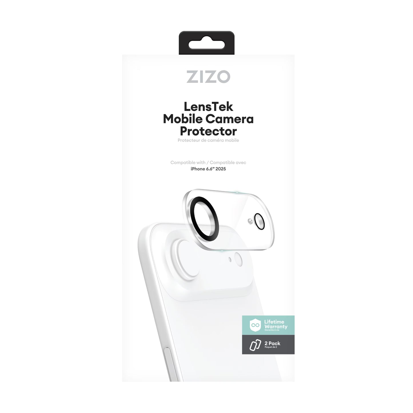 ZIZO LensTek iPhone Air Camera Lens Protector (2 Pack) - Black  ( 1103534) (MSRP $49.99)