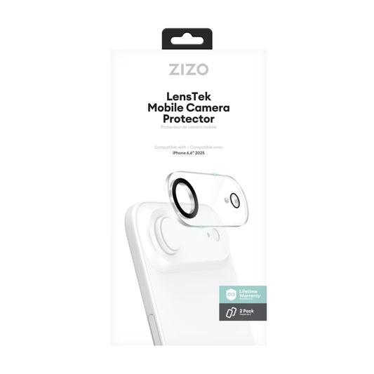 ZIZO LensTek iPhone Air Camera Lens Protector (2 Pack) - Black  ( 1103534) (MSRP $49.99)