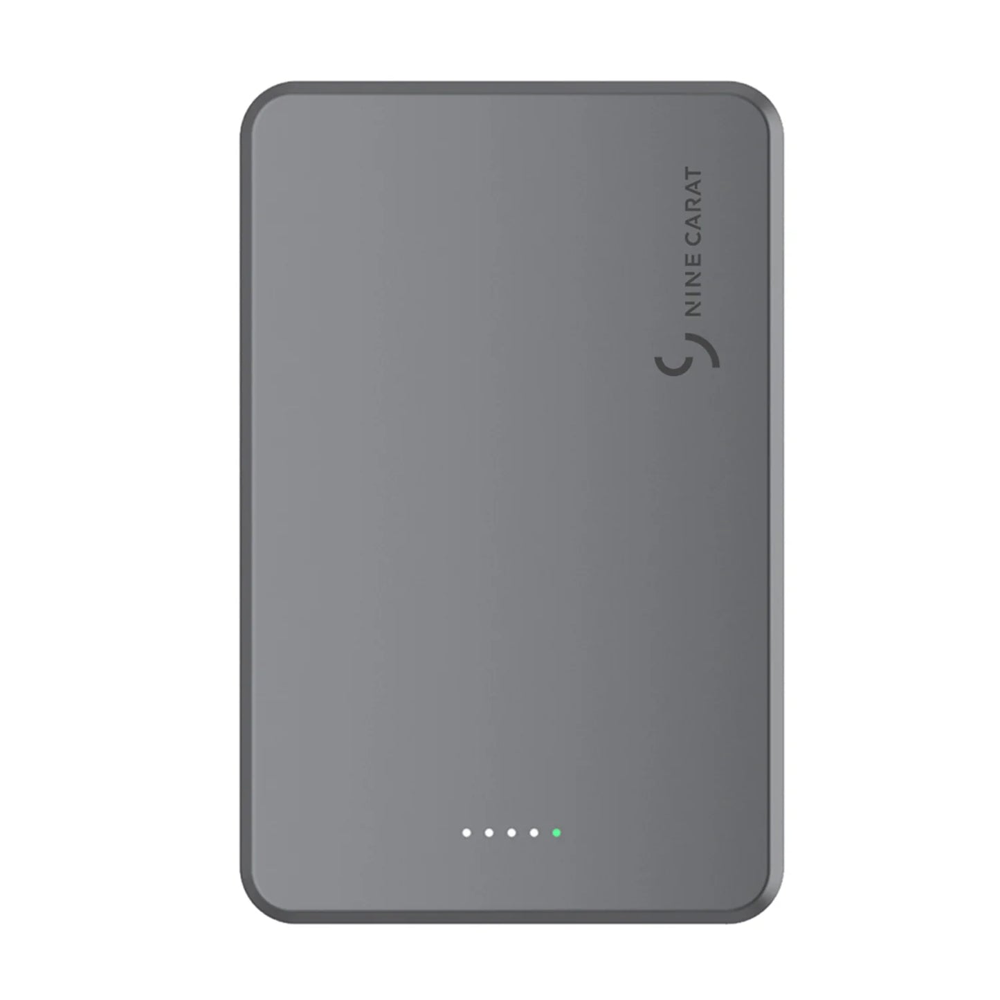 NineCarat Magnetic Power Bank (10K,Slim) Gray ( 1107492) (MSRP $69.99)