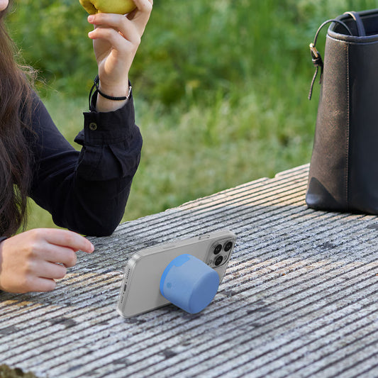 Quikcell MagJam Magnetic Wireless Speaker Cornflower Blue  ( 1103536) (MSRP $39.99)