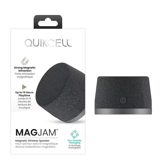 Quikcell   Magnetic Wireless Speaker Black (1103140) (MSRP $39.99)