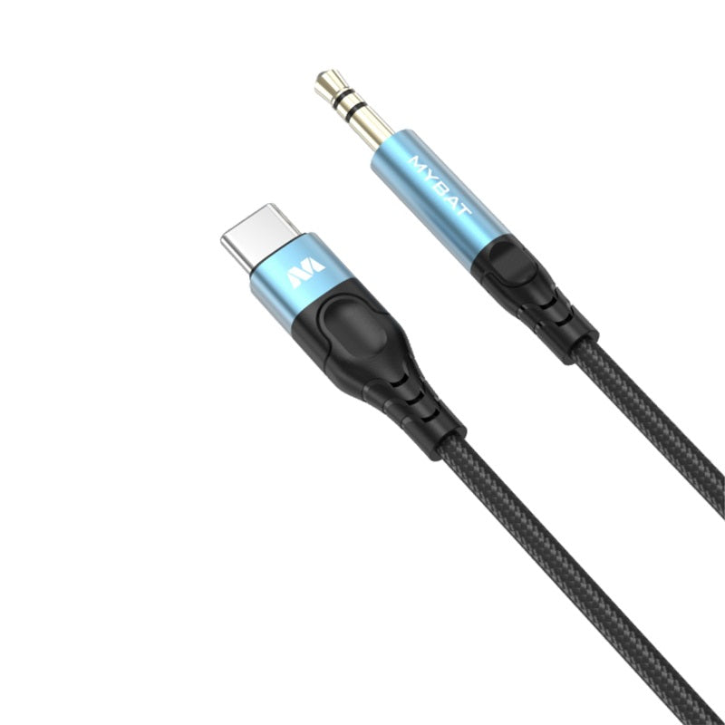 MyBat USB-C to 3.5mm Male Audio Cable (L=4 FT) - Black (1106336)