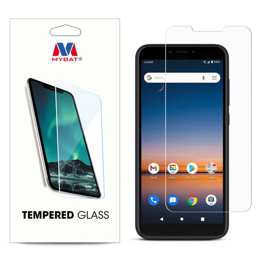 Cricket Debut MyBat Tempered Glass Screen Protector (2.5D) - Clear (1103106)