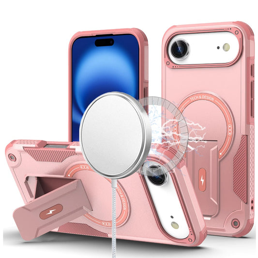 iPhone 17 Air Sturdy Bracket Kickstand Magnetic Hybrid - Pink ( 1103386) (MSRP $39.99)