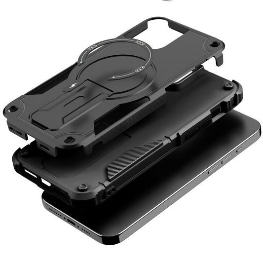 iPhone 13/14/15 and 16E Sturdy Bracket Kickstand Magnetic Hybrid - Black ( 1107646) (MSRP $59.99)
