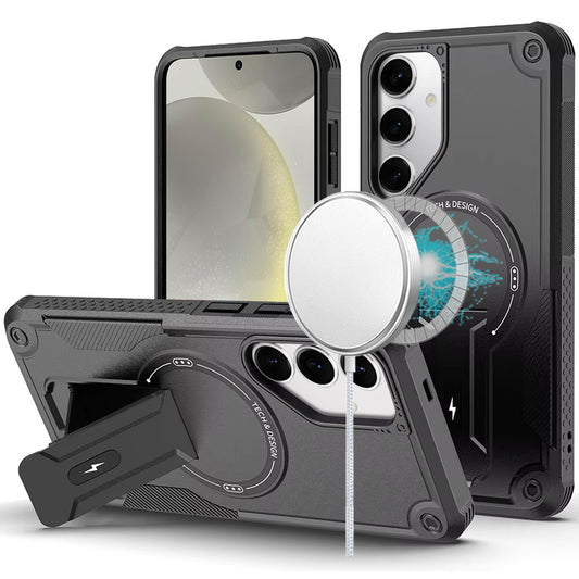 Samsung s25/s24 Sturdy Bracket Kickstand Magnetic Hybrid - Black (1102672)