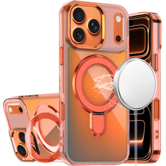iPhone 17 Pro Max CHROME HQ Rotational Magnetic Ring Hybrid - Cosmic Orange ( 1107645) (MSRP $59.99)