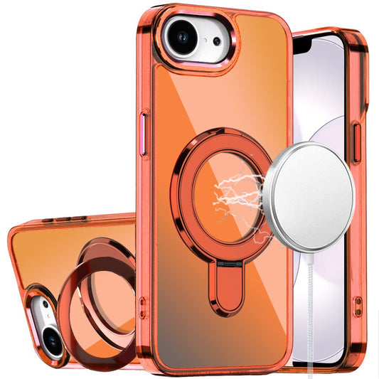 iPhone 17E /16ECHROME HQ Rotational Magnetic Ring Hybrid - Cosmic Orange ( 1107737) (MSRP $49.99)