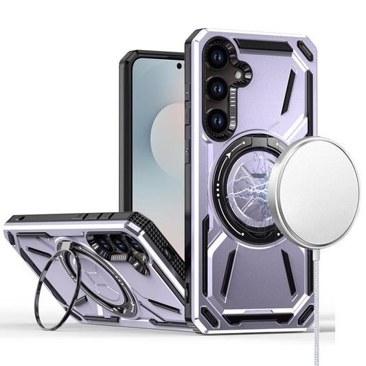 Samsung s26 Loop Hybrid with [Magnetic Ring Circle] 360 degrees Rotational Kickstand Case Cover - Light Purple ( 1107684) (MSRP $49.99)