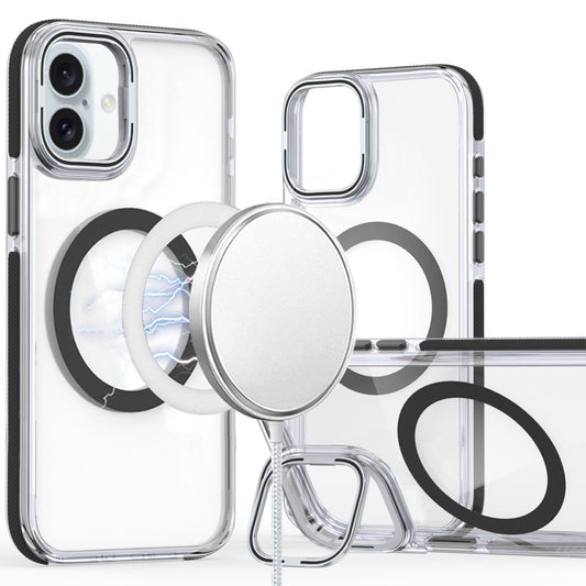 iPhone 16 Plus 6.7 inch MagSonic Camera Bracket Stand Magnetic Ring Circle Hybrid - Black (1107231)