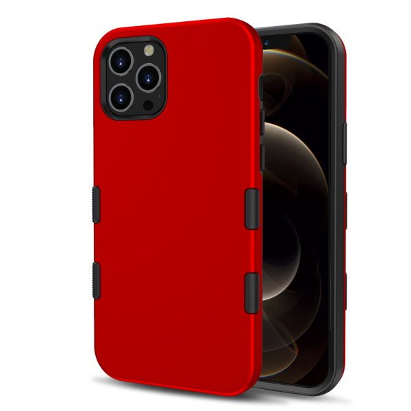 Apple iPhone 12 Pro Max (6.7) MyBat TUFF Subs Series Case - Red (1101157)