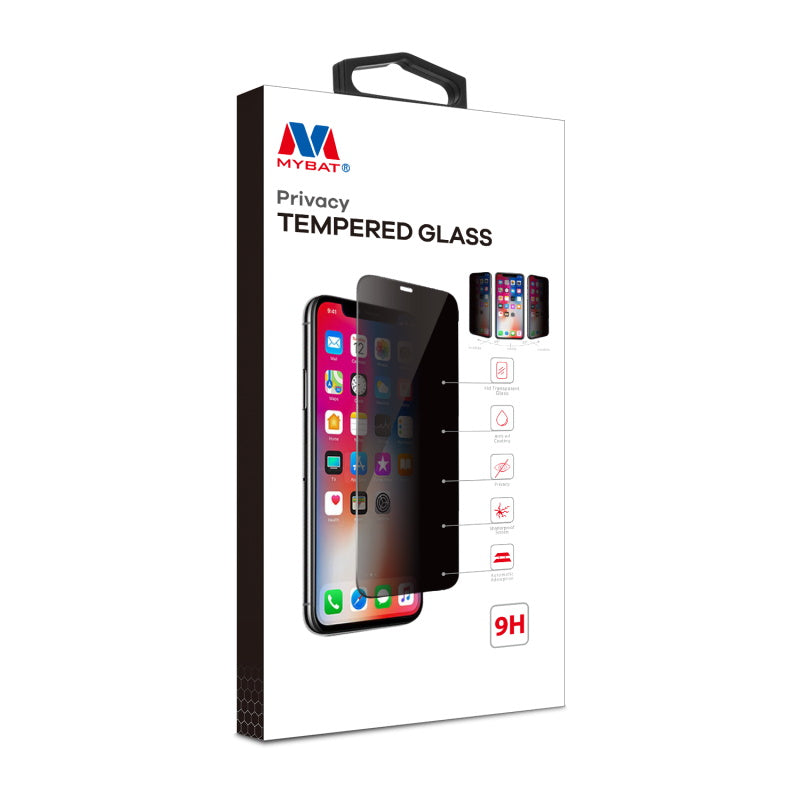 Apple iPhone 12 Pro Max (6.7) MyBat Privacy Tempered Glass Screen Protector (2.5D) - Smoke (1101224)
