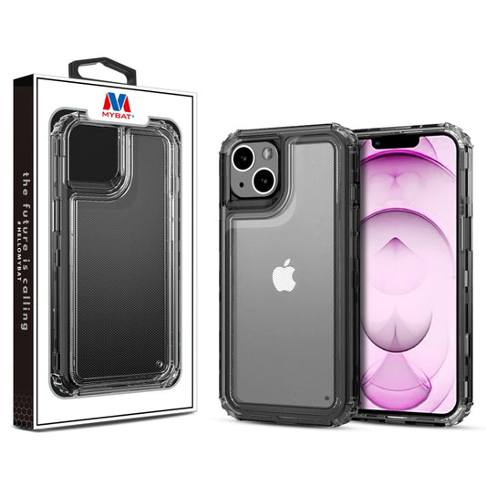 MyBat Hybrid Protector Cover for Apple iPhone 13 mini (5.4) - Transparent Black / Transparent Clear (1102111)