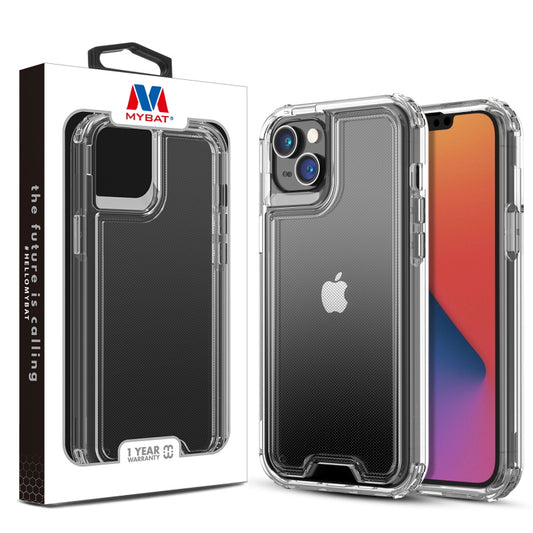 Apple iPhone 14 Max /iPhone 15 Plus (6.7)  MyBat Hybrid Protector Cover - Transparent Clear / Transparent Clear (1104679)