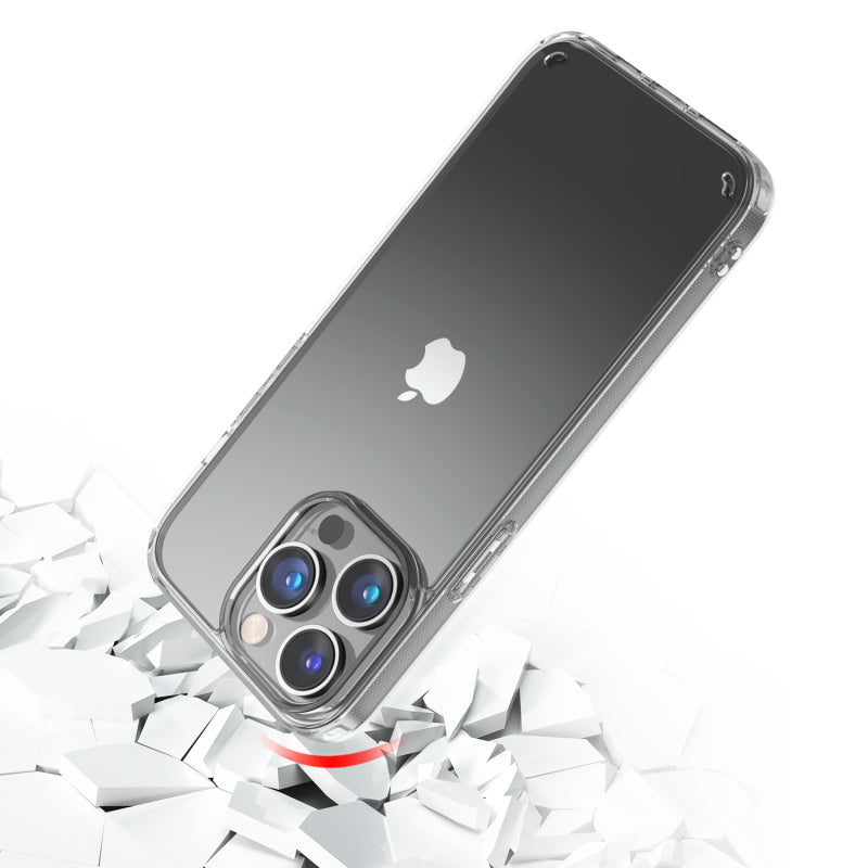 Apple iPhone 14 PRO MyBat Sturdy Gummy Cover Case - Highly Transparent Clear / Transparent Clear (1104696)