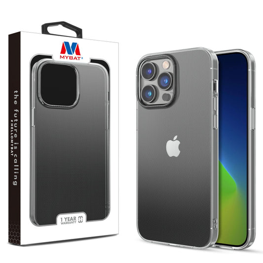 Apple iPhone 14 PRO MAX 6.7 Mybat Sturdy Gummy Cover - Highly Transparent Clear / Transparent Clear (1104706)