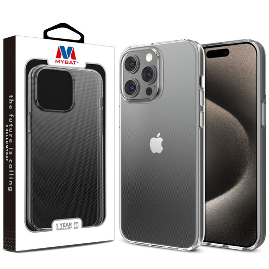 MyBat Candy Skin Cover for Apple iPhone 15 Pro (6.1) - Glossy Transparent Clear (1106136)