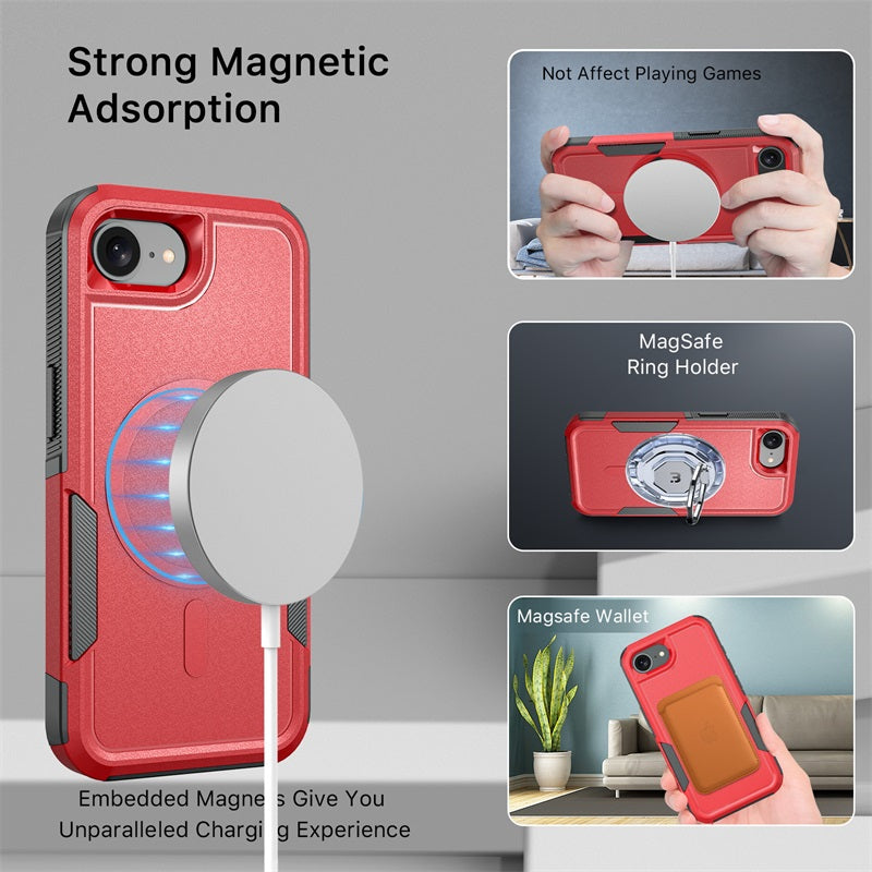 MyBat Fortress Series for Apple iPhone 16e - Red (1102809)