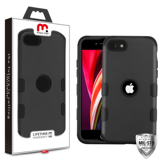 Apple iPhone SE (2020) 6/8/7 MyBat PRO TUFF Hybrid Phone Protector Cover - Black (1101164)